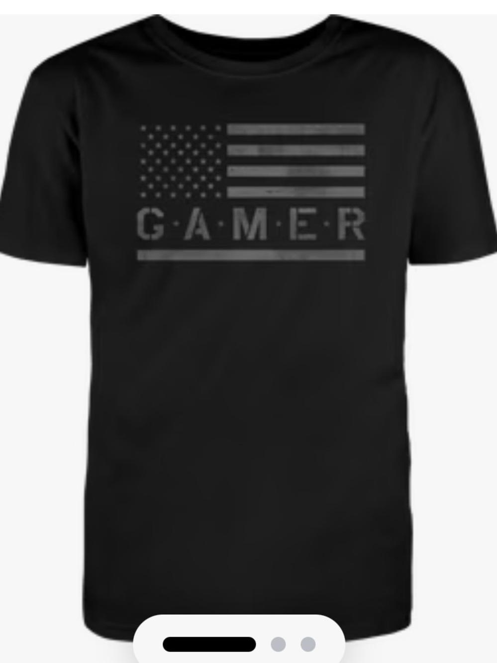NEW Geeket USA Gamer Black Unisex Short Sleeve T-Shirt size: xxlarge